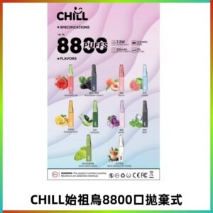 CHILL始祖鳥電子煙鴨嘴獸拋棄式8800口 一次性8ml大容量煙油