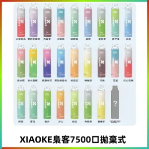 梟客XIAOKE|7500口可發光拋棄式電子煙 跑馬燈一次性